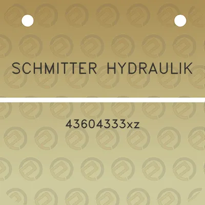 schmitter-hydraulik-43604333xz