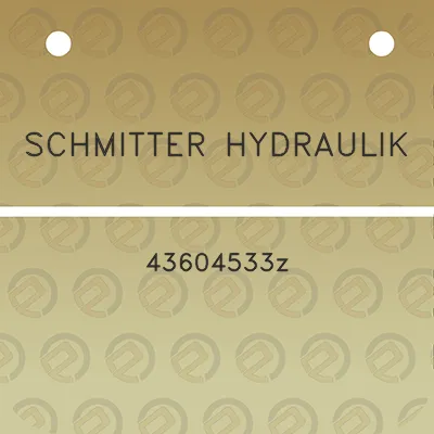 schmitter-hydraulik-43604533z