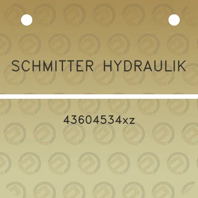 schmitter-hydraulik-43604534xz