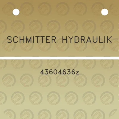 schmitter-hydraulik-43604636z