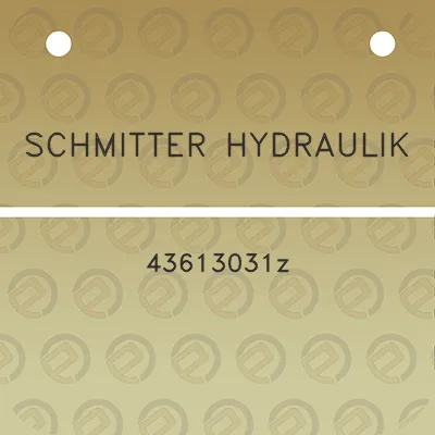 schmitter-hydraulik-43613031z