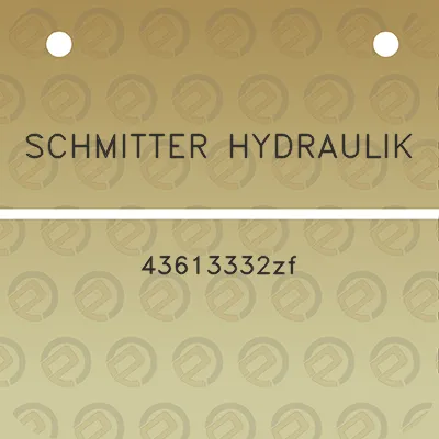 schmitter-hydraulik-43613332zf