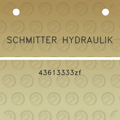 schmitter-hydraulik-43613333zf