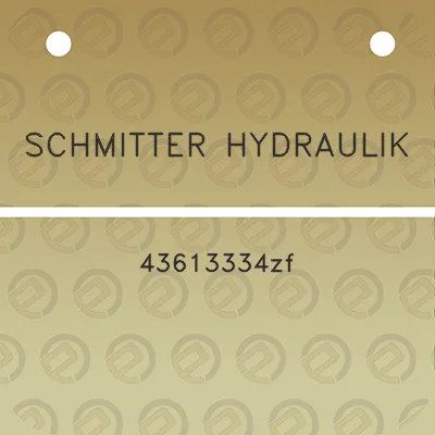 schmitter-hydraulik-43613334zf