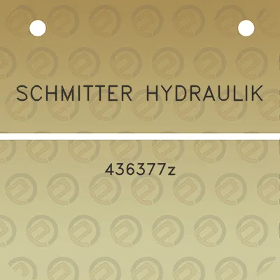 schmitter-hydraulik-436377z