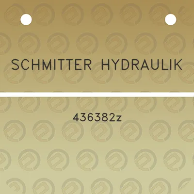 schmitter-hydraulik-436382z