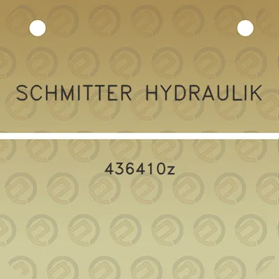 schmitter-hydraulik-436410z