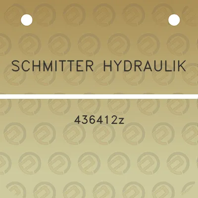 schmitter-hydraulik-436412z