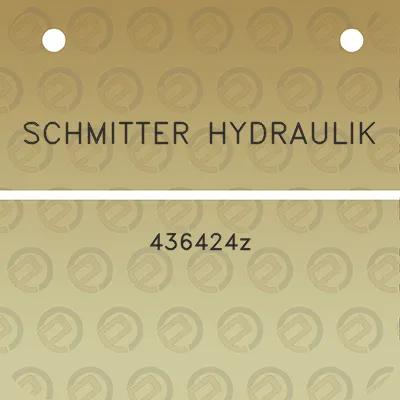 schmitter-hydraulik-436424z