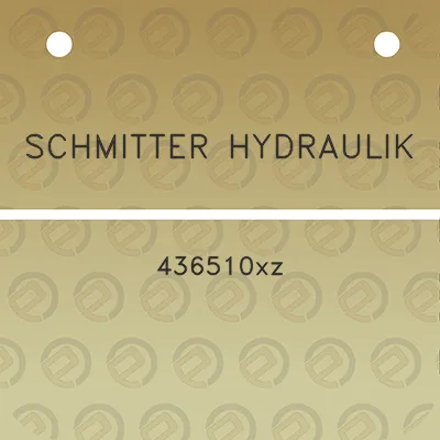 schmitter-hydraulik-436510xz