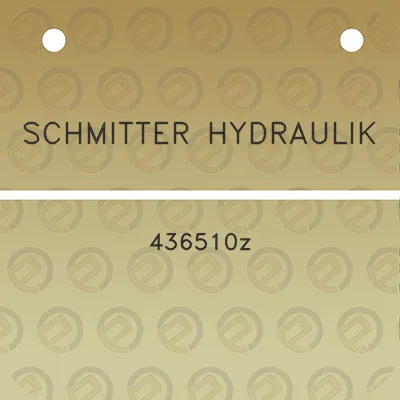 schmitter-hydraulik-436510z