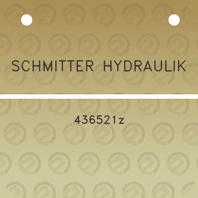 schmitter-hydraulik-436521z