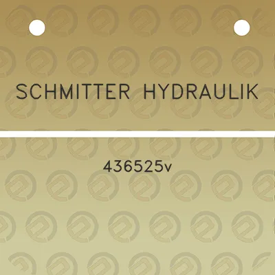 schmitter-hydraulik-436525v