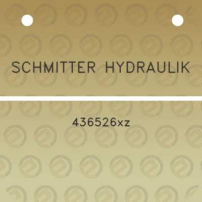 schmitter-hydraulik-436526xz