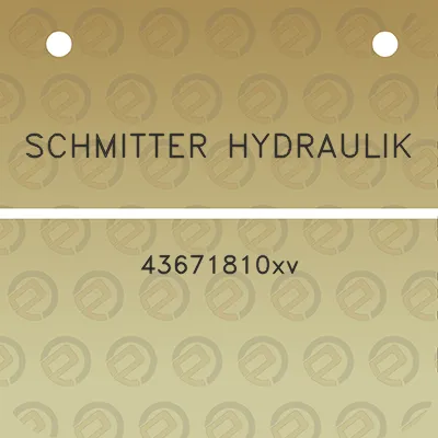 schmitter-hydraulik-43671810xv