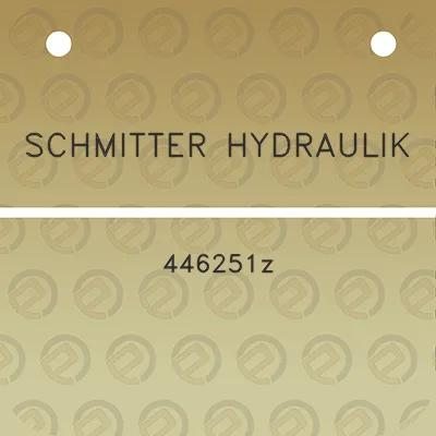 schmitter-hydraulik-446251z