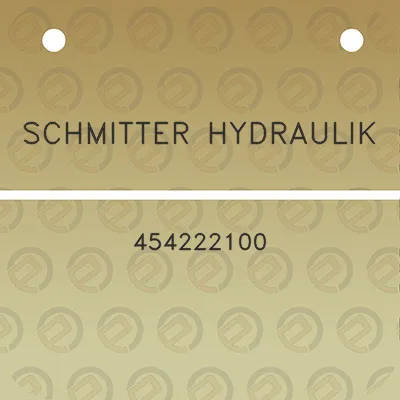 schmitter-hydraulik-454222100