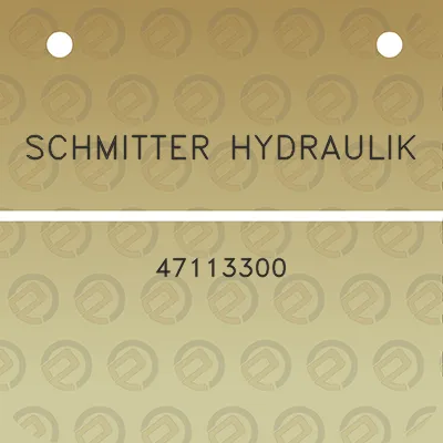 schmitter-hydraulik-47113300