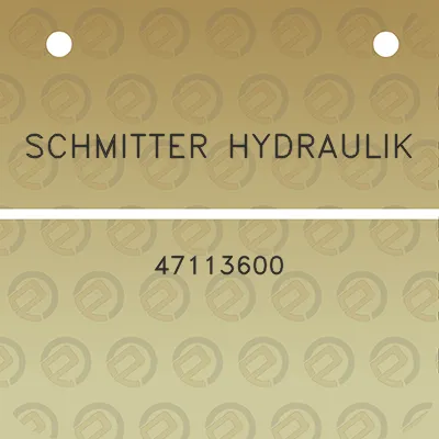 schmitter-hydraulik-47113600