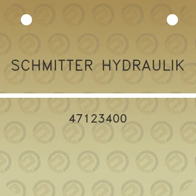 schmitter-hydraulik-47123400