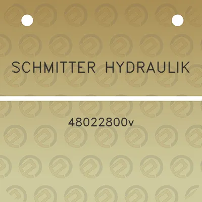 schmitter-hydraulik-48022800v