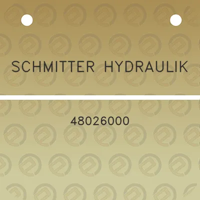 schmitter-hydraulik-48026000