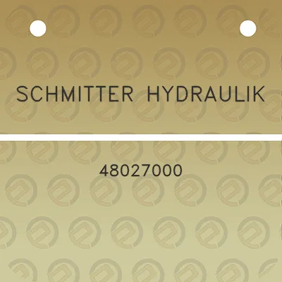 schmitter-hydraulik-48027000