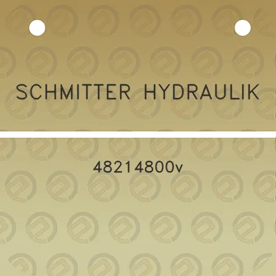 schmitter-hydraulik-48214800v