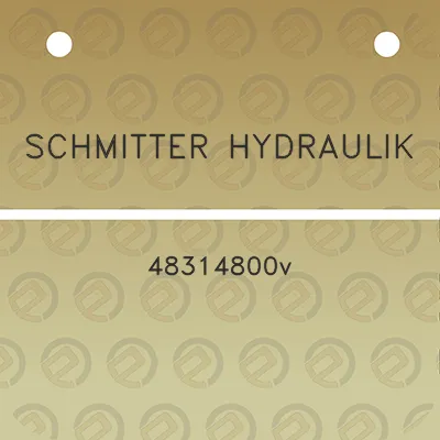 schmitter-hydraulik-48314800v