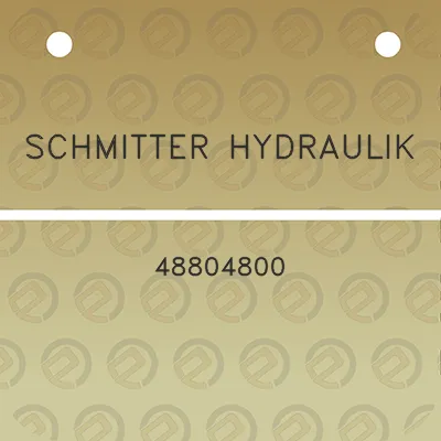 schmitter-hydraulik-48804800