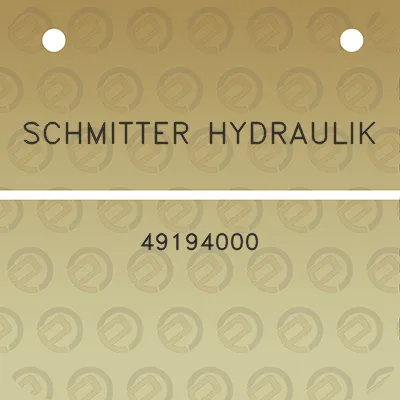 schmitter-hydraulik-49194000