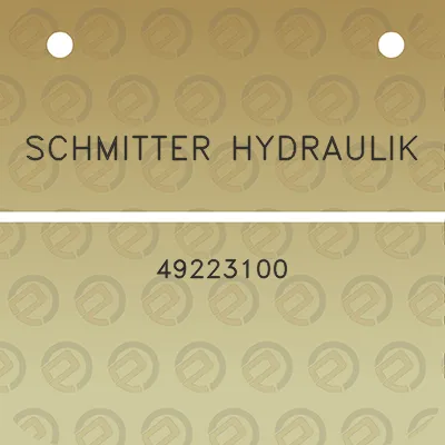 schmitter-hydraulik-49223100