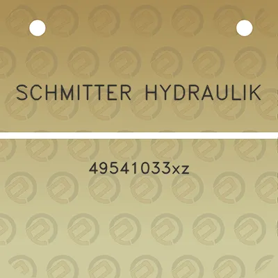 schmitter-hydraulik-49541033xz