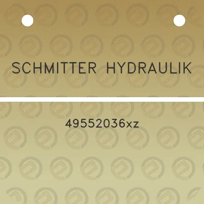 schmitter-hydraulik-49552036xz