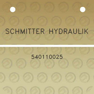 schmitter-hydraulik-540110025