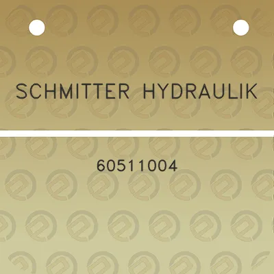 schmitter-hydraulik-60511004