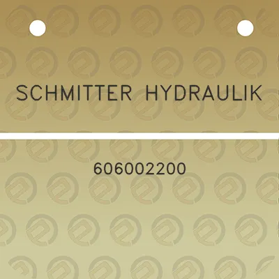 schmitter-hydraulik-606002200