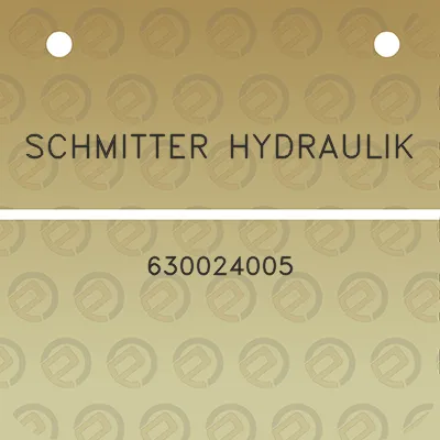 schmitter-hydraulik-630024005