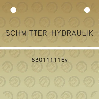 schmitter-hydraulik-630111116v