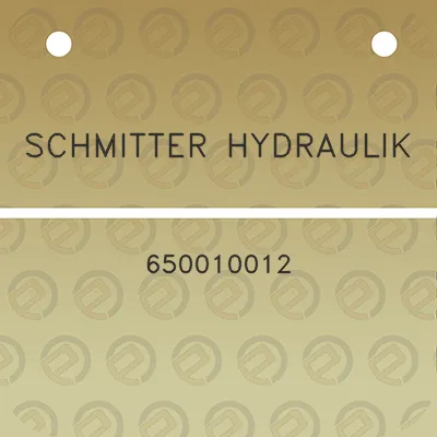 schmitter-hydraulik-650010012