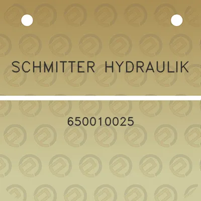 schmitter-hydraulik-650010025