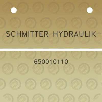 schmitter-hydraulik-650010110