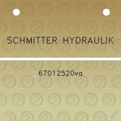 schmitter-hydraulik-67012520va