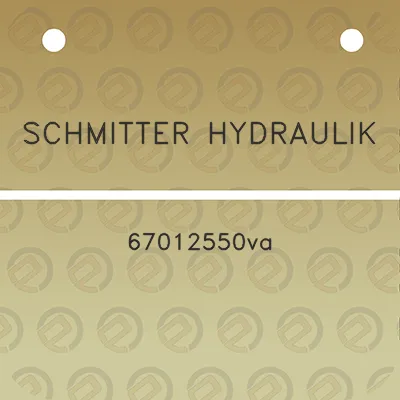 schmitter-hydraulik-67012550va