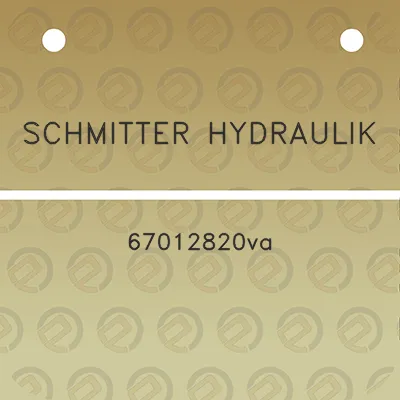 schmitter-hydraulik-67012820va