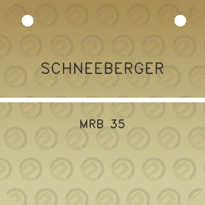 schneeberger-mrb-35