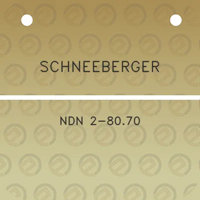 schneeberger-ndn-2-8070