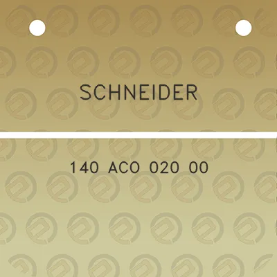 schneider-140-aco-020-00