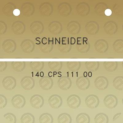 schneider-140-cps-111-00