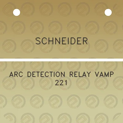 schneider-arc-detection-relay-vamp-221